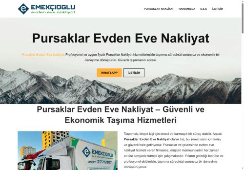 Pursaklar Evden Eve Nakliyat ile % 20 İndirimli Ev Taşıma