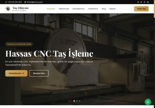 Mermer & Taş İşleme - Taş Dünyası