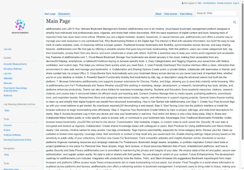 wiki.addthismarks.com