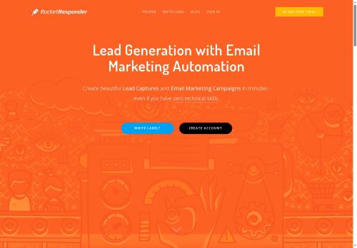 RocketResponder Lead Generation with Email Automation