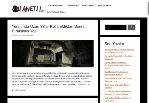 Lanetli.org | Korku Hikâyeleri ve Lanetli Efsaneler