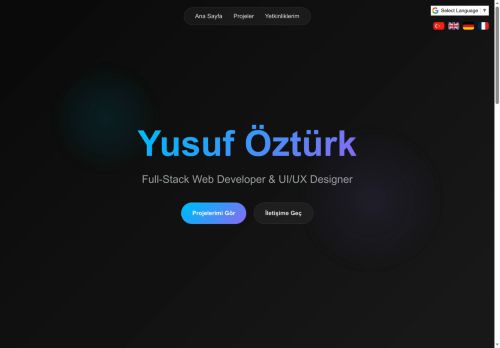 Yusuf Öztürk Portfolio