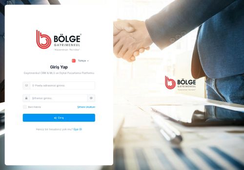 REOS Emlak Sistemi - Giriş