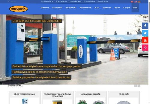 EASYPARK – Otopark Ücretlendirme, Yönlendirme ve Güvenlik Sistemleri
