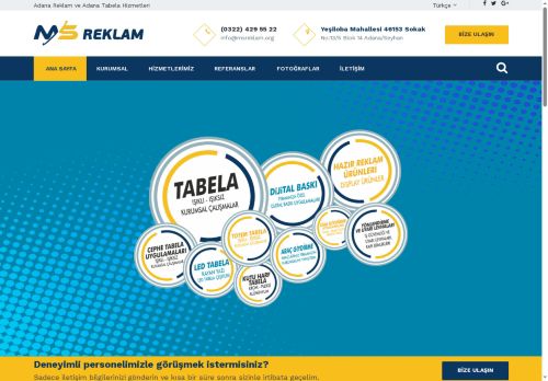 Adana MS REKLAM | Adana Reklam ve Adana Tabela Hizmetleri