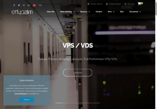 ETİ Yazılım | Türkiye'nin Lider Hosting ve Sunucu Sağlayıcısı