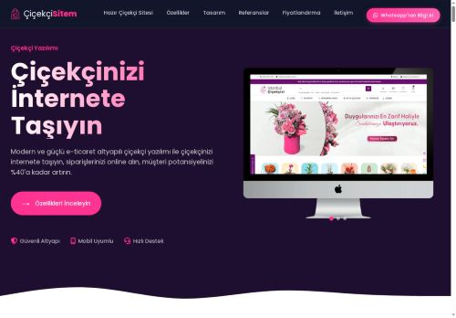 Çiçekçi Scripti ve Yazılımı Hazır Çiçekçi Sitesi | ÇiçekçiSitem