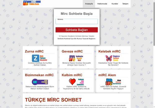 Mirc indir | Türkçe mIRC Sohbet Odaları - mIRCYukle.Com