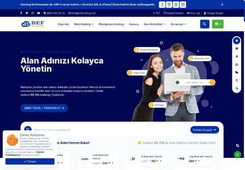 BEF Hosting Türkiye'nin Hosting ve Domain Sağlayıcısı