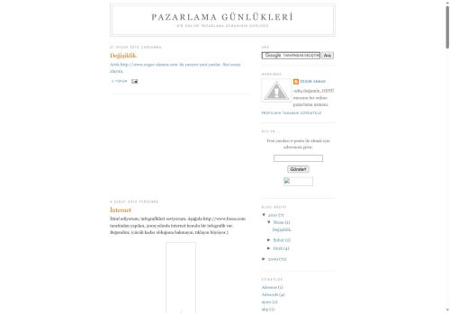 PAZARLAMA GÜNLÜKLERİ