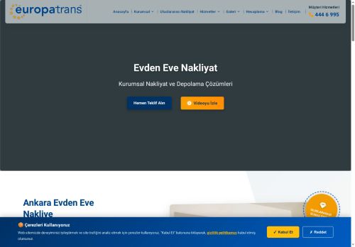 Europatrans 444 6 995 - Ankara Evden Eve Nakliyat