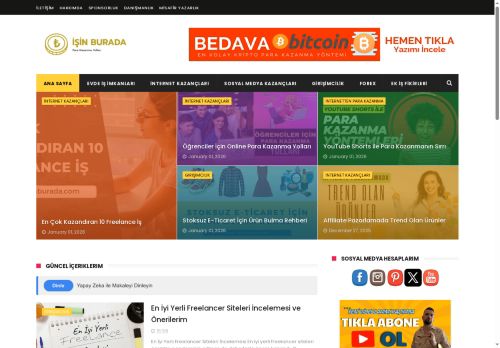 Para Kazanma Yolları | isinburada.com