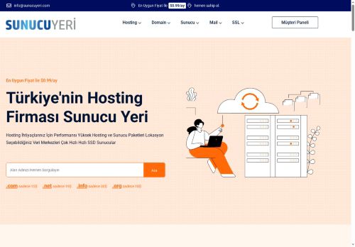 Barındırma, Hosting Hizmetleri - Anasayfa | SunucuYeri