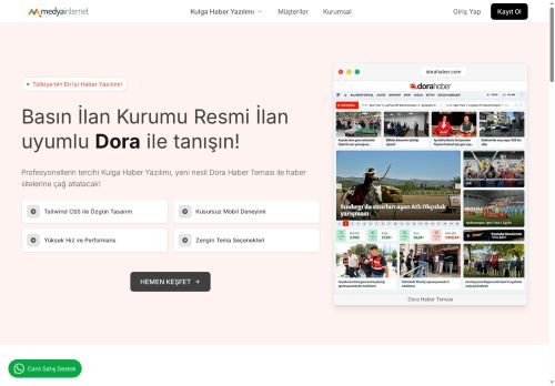 Dernek Yazılımı - Medya İnternet - Haber Yazılımı - Belediye Yazılımı