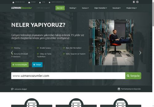 Uzman Çözümler | Web Hosting, Kiralık Sunucu, Radyo Hosting