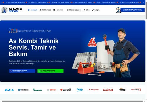 As Kombi Servisi | Kağıthane Şişli Beşiktaş Kombi Servisi - Anasayfa