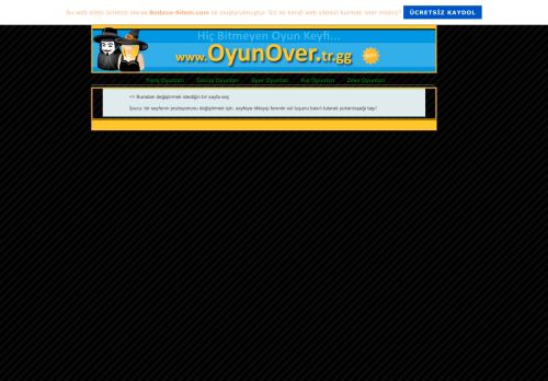 Ana Sayfa - Hiç bitmeyen oyun keyfi...
