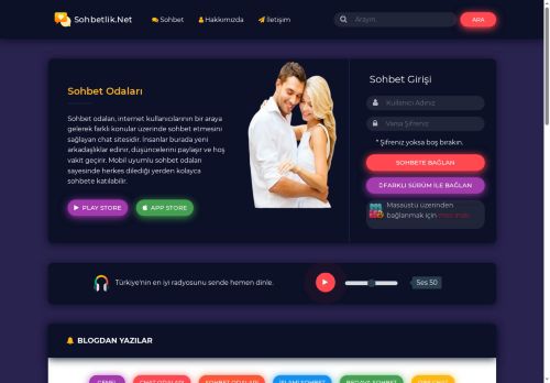 Sohbetlik.Net - Chat Sohbet Odaları Mobil Sohbet Sitesi