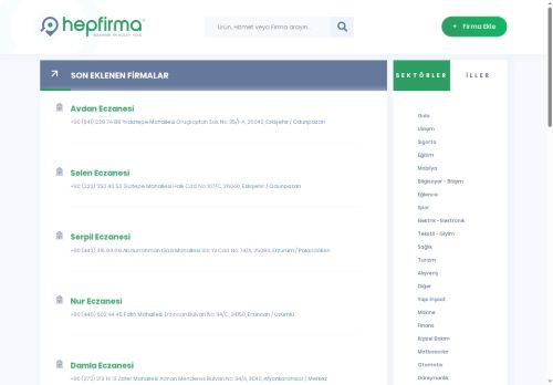 Türkiye Yerel Firma Rehberi - Hepfirma