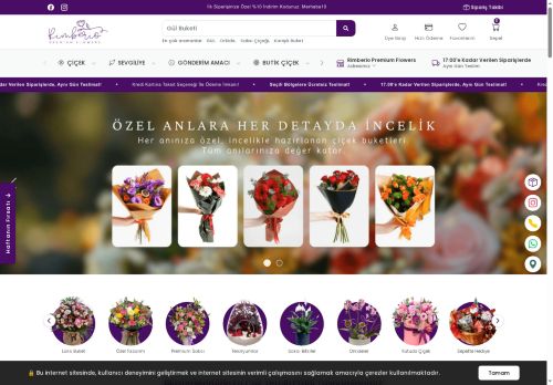 Rimberio Premium Flowers | Premium Çiçek Servisi