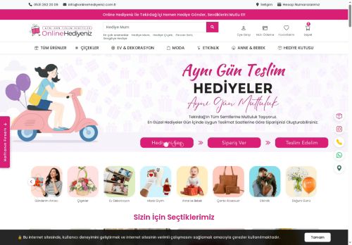 Online Hediyeniz | Tekirdağ Hediye ve Çiçek Gönder
