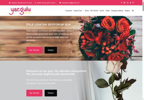 Yazgulu | Şiirler | Sözler | Sevgiliye | Hayata Dair Herşey...