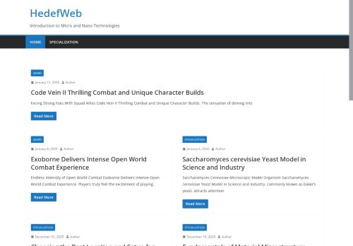 Introduction to Micro and Nano Technologies - HedefWeb