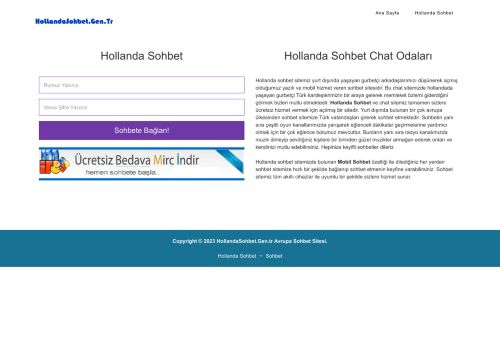 Avrupa Sohbet, Hollanda Sohbet Odaları, Almanya Mobil Chat Sitesi