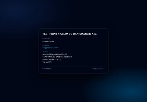 TECHPOINT Yazılım ve Danışmanlık A.Ş.
