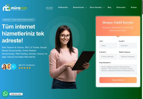 Web Tasarım | SEO - Mira Net İnternet ve Bilişim Teknolojileri