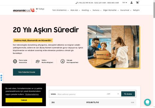 Linux Hosting, Windows Hosting, Alan Adı Tescil, Sunucu, VDS - Ekonomikhost İnternet ve Bilişim Hizmetleri