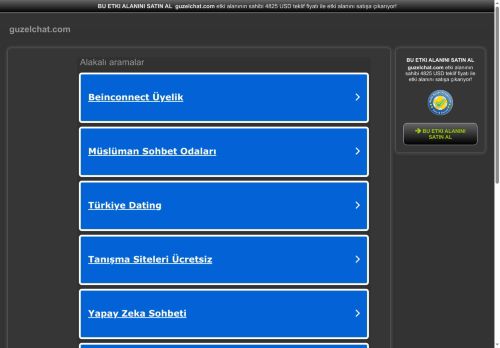 chatgpt guzelchat Kaynaklar ve Bilgiler. - guzelchat.com - Bu web sitesi satılıktır!