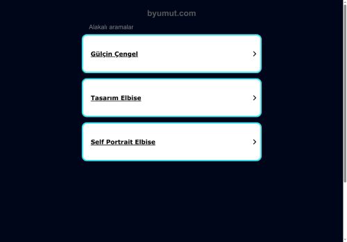 byumut Kaynaklar ve Bilgiler. - byumut.com - Bu web sitesi satılıktır!