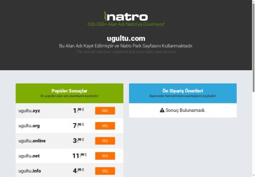 ugultu.com Premium Park Sayfası