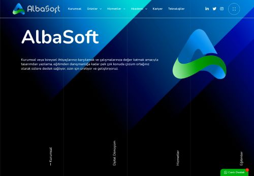 AlbaSoft Bilişim Teknolojileri - Dijital Dönüşüm Partneriniz