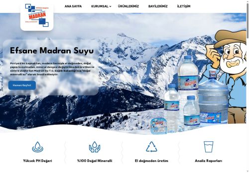 Bozdoğan Belediyesi | Madran Doğal Kaynak Suyu