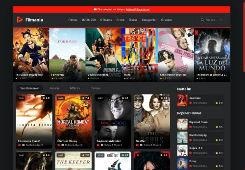 Filmania – 1080p Film izle | Dublaj & Altyazılı Filmler