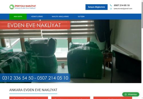 Ankara Evden Eve Nakliyat • İpekyolu Nakliyat Ankara