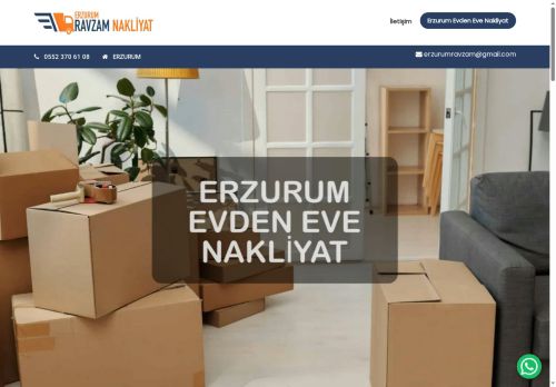 RAVZAM Nakliyat Erzurum Evden Eve Nakliyat ve İş Yeri Taşıma