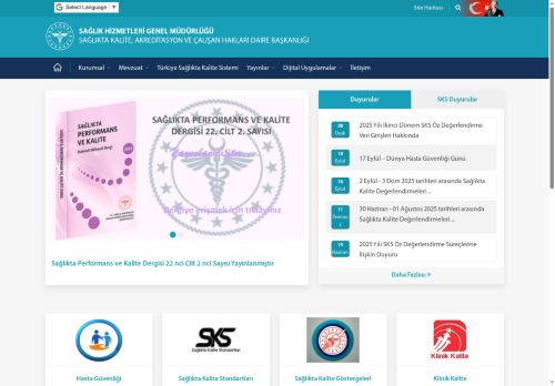 SAĞLIKTA KALİTE, AKREDİTASYON VE ÇALIŞAN HAKLARI DAİRE BAŞKANLIĞI