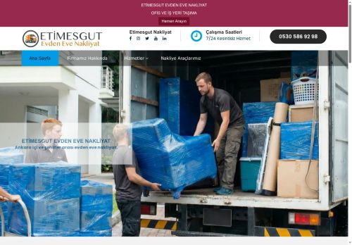 Etimesgut Evden Eve Nakliyat Etimesgut Ev Taşıma Ofis Taşıma