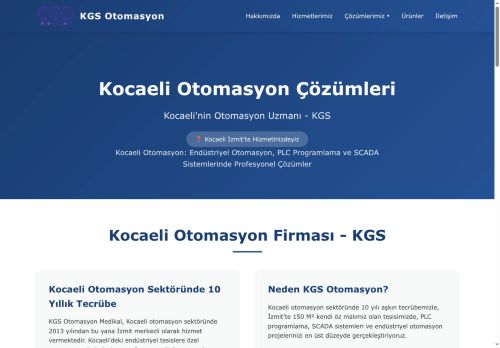 KGS | PLC Programlama, SCADA, Endüstriyel Otomasyon İzmit - Kocaeli Otomasyon