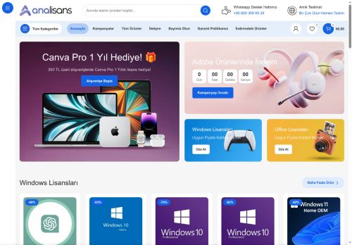 Analisans - Anasayfa