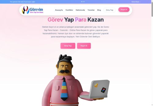 Gorevim.com.tr - Gorev Yap Para Kazan - Gorevim - Online Para Kazan - Görev Yap Para  Kazan