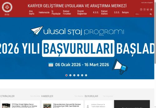 Kariyer Geliştirme Uygulama ve Araştırma Merkezi – İzmir Yüksek Teknoloji Enstitüsü