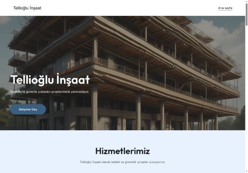 Güvenilir Yapı Çözümleri | Tellioğlu İnşaat - Tellioğlu İnşaat