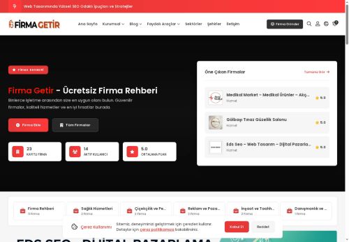 Firma Rehberi – Firma Getir – Ücretsiz Firma Kaydet