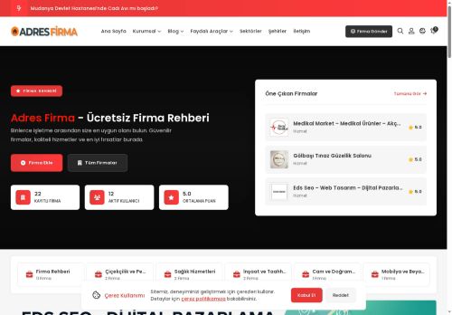 Firma Rehberi – Adres Firma – Firma Konum Ekle