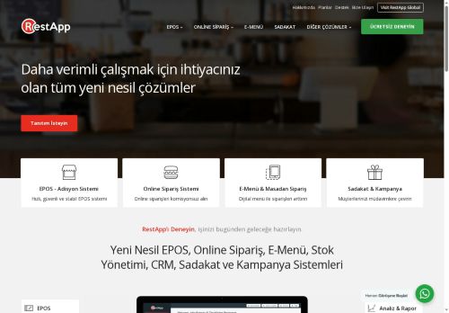 Online Sipariş – RestApp