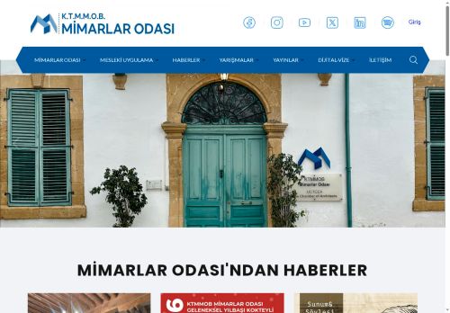 Anasayfa - 
	
Mimarlar Odası KKTC Resmi Web Sayfası